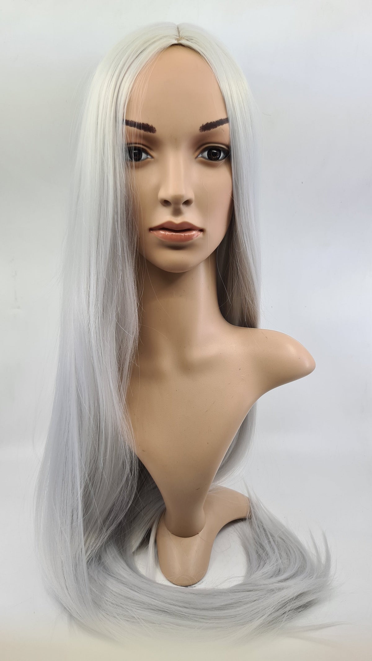 Wig- Charlise- Extra Long Straight White