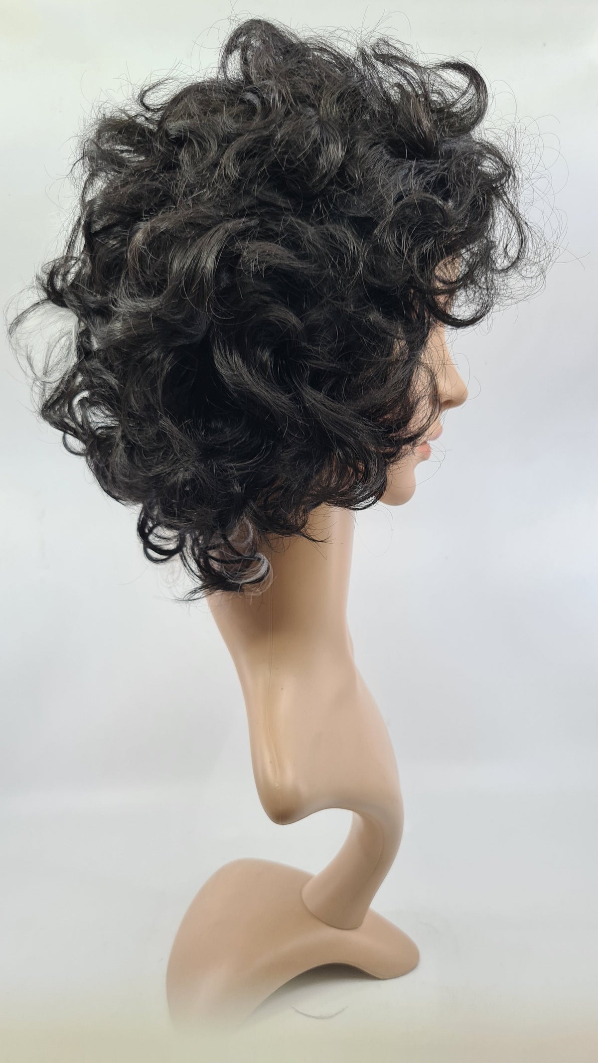 Wig- Estella/Cruella- Curly Black and White